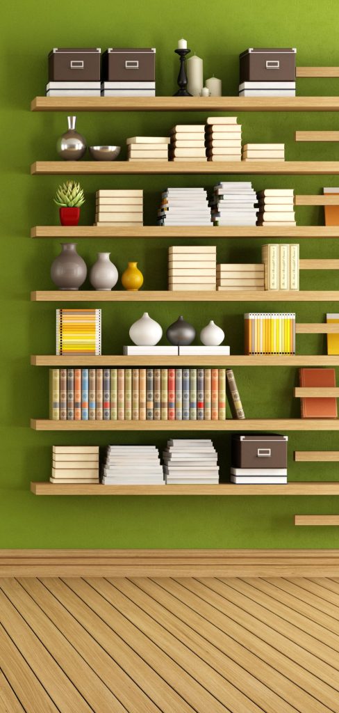 Multi-Purpose Bookshelf Divider: Room Separation