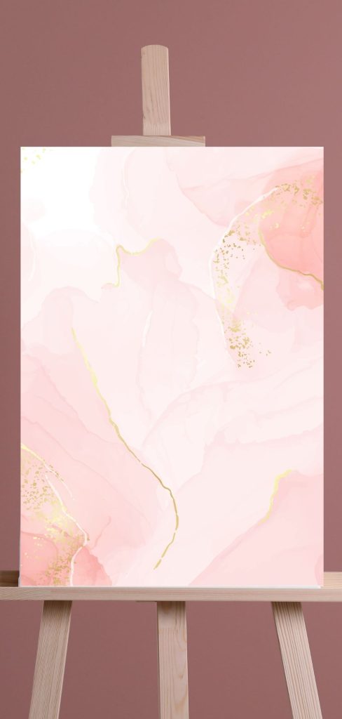 Rose Gold Monogram Canvas