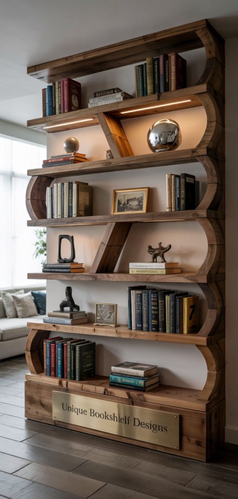Unique Bookshelf Designs You’ll Want to Build in Zone 5