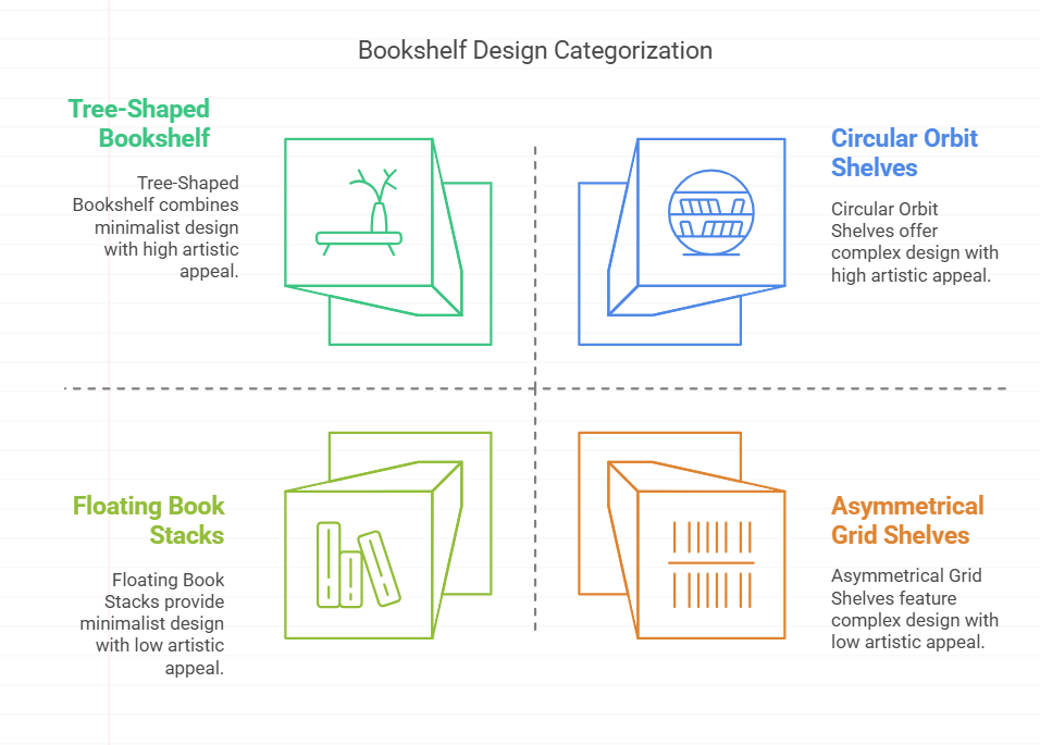 11 Unique Bookshelf Ideas That Double as Wall Art