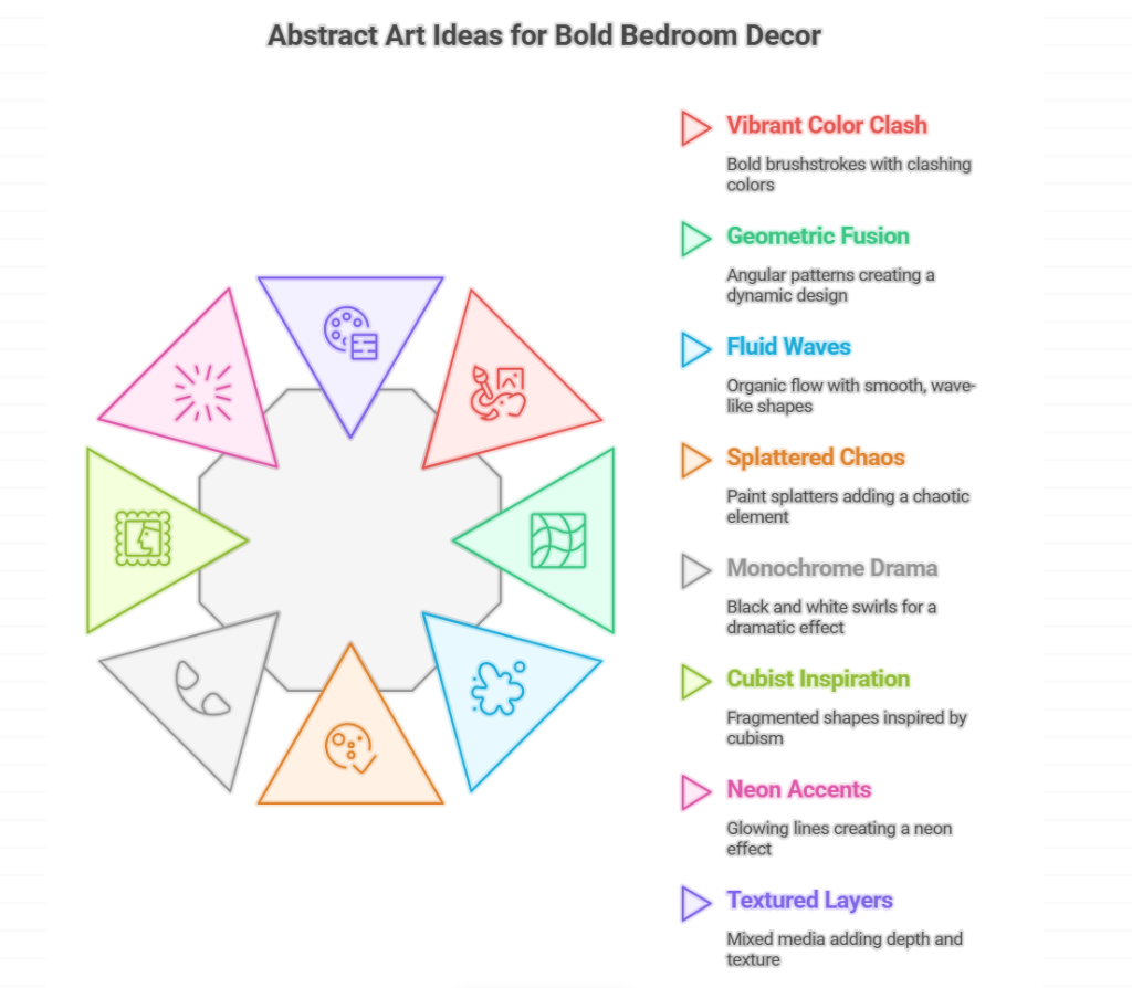 8 Abstract Poster Art Ideas for a Bold Bedroom Look