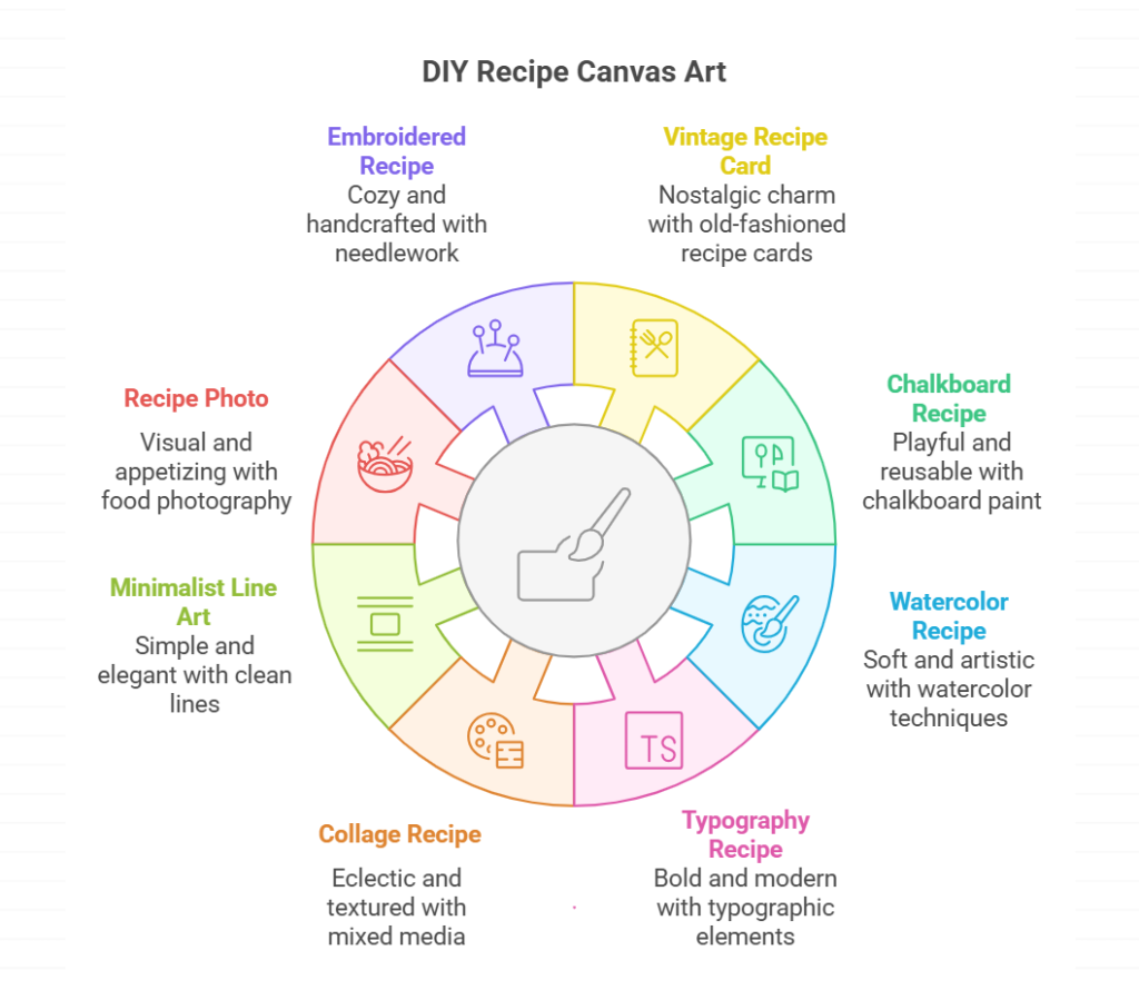 8 DIY Recipe Canvas Wall Art Projects to Add Flavor to Your Walls