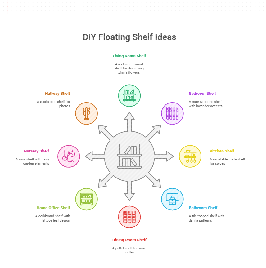 8 DIY Floating Shelf Ideas for Every Room