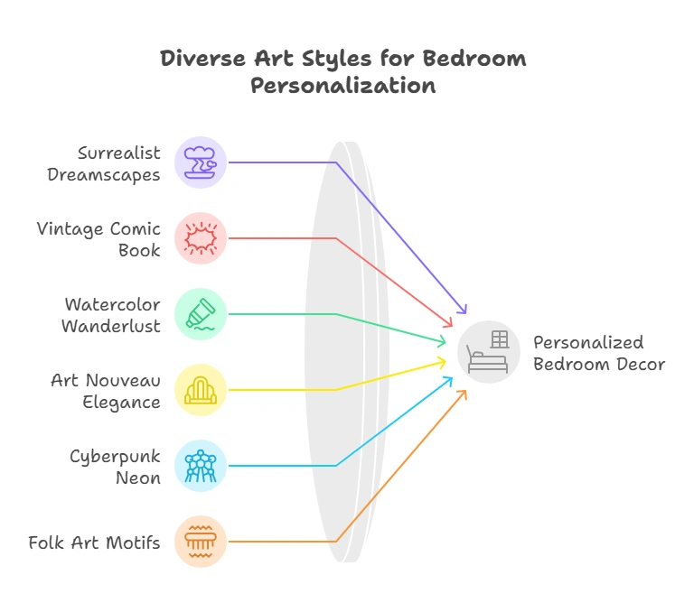 10 Unique Poster Art Styles to Personalize Your Bedroom