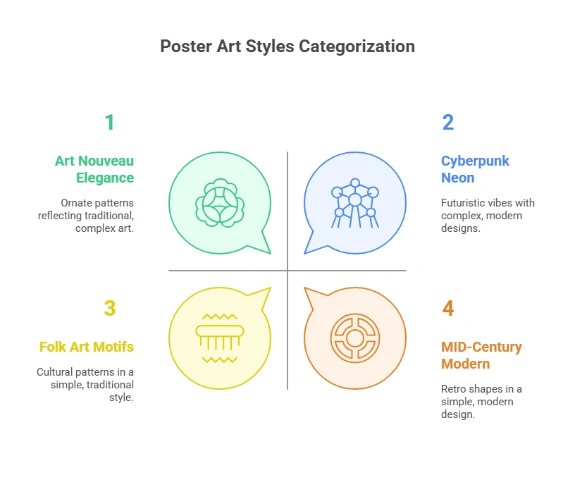 10 Unique Poster Art Styles to Personalize Your Bedroom
