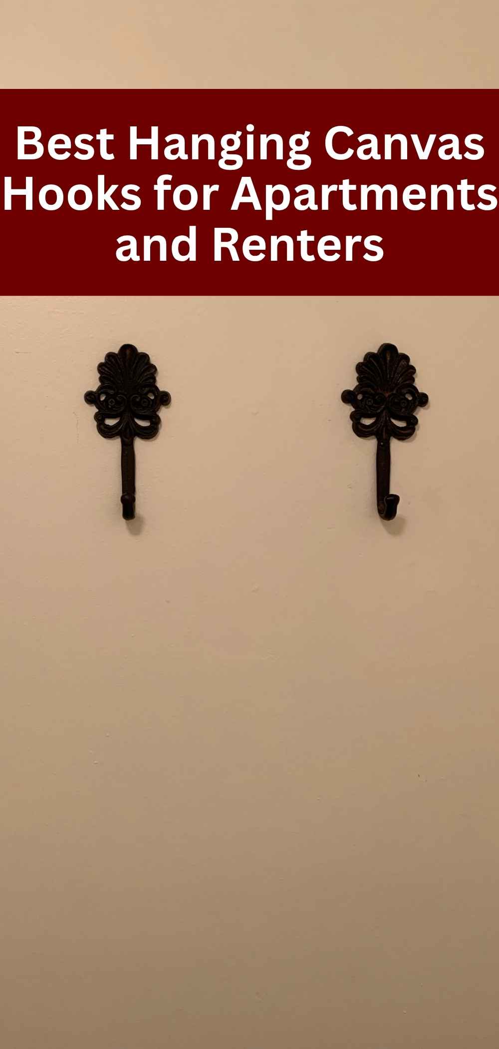 Best Hanging Canvas Hooks for Apartments and Renters