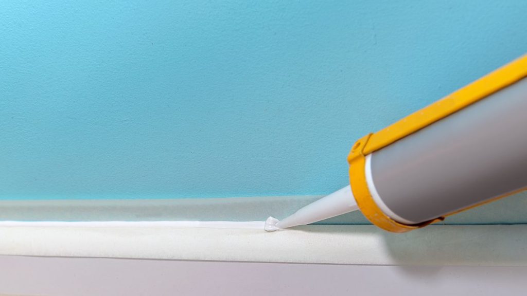 Conceal Gaps with Caulk