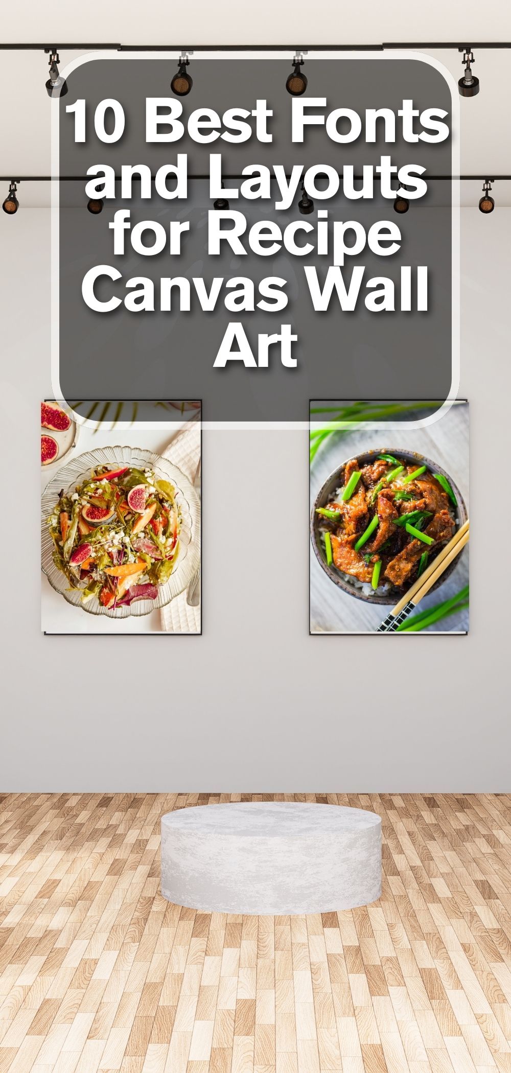 10 Best Fonts and Layouts for Recipe Canvas Wall Art