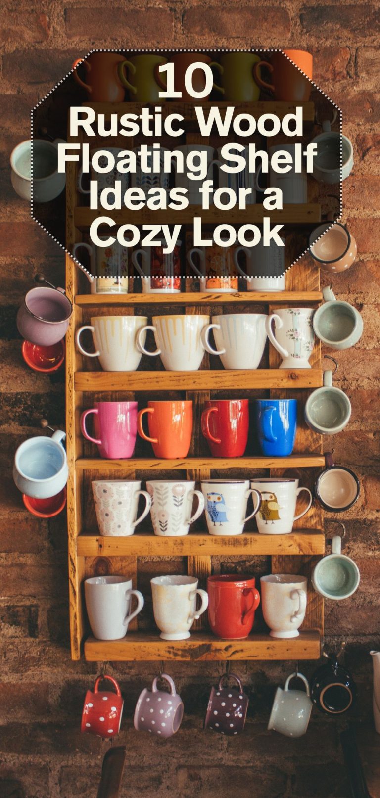 10 Rustic Wood Floating Shelf Ideas for a Cozy Look